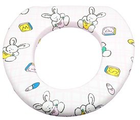 Сиденье д_унитаза детское, мягкое DKM