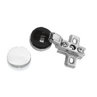 Петля мебельная  для стеклянных дверей полунакладная с крышкой SLIDE-ON (11.21.02)