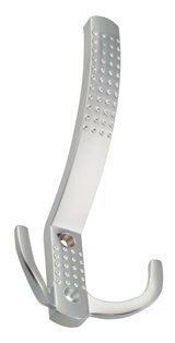 Крючок 3-х рожковый перфо (04.40.07) (DC) серебро