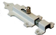 Задвижка-шпингалет Делга №2 средняя (120мм) белая (г.С-Петербург)