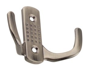 Крючок 2-х рожковый перфо (04.41.33) (АB) бронза