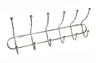 Крючок на метал. планке Sakura АЕ- 487 - 6 крючков, хром
