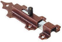 Задвижка-шпингалет Делга №1 малый (90мм) медь (г.С-Петербург)