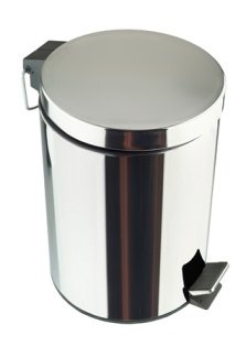 Ведро д/мусора круглое  5-литровое Н102-5 L, хром