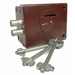 Замок накладной ЗН-4СМ-1-01 Строммашина коричневый (г.Могилев)