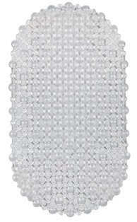 Ковер резиновый Dolphin J-A6838 (белый)