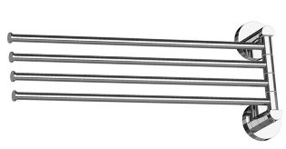 Крючок д_полотенец Dolphin четверной арт.919