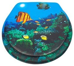 Сиденье д_унитаза мягкое SYM-5004 подводная одиссея