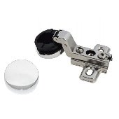 Петля мебельная  для стеклянных дверей вкладная с крышкой SLIDE-ON (11.22.02)