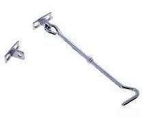 Крючок ветровой большой, хром