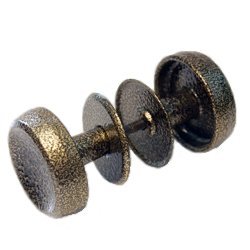 Ручка-кнопка РК1М Латунина металическая, бронза (г.Саратов)