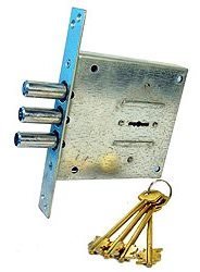 Замок врезной Цербер ЗВУ БЗ С1-В 014 (без ответной планки)