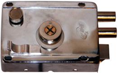 Замок накладной ЗНDoor Lock 9228 механизм несъёмный, 6 крестовых ключей