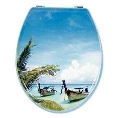 Сиденье д_унитаза мягкое SYM-S084 океан