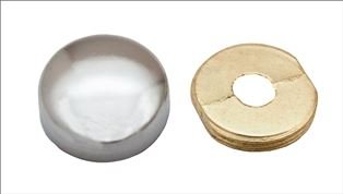 Комплект держателей для сверлённого зеркала 102 1шт.  хром