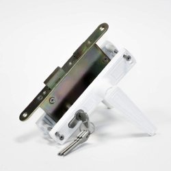 Замок врезной ЗВ4-3.01 Зенит, белый (г.Димитровград)