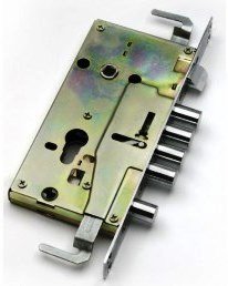 Корпус врезного замка 2524-4Р Стандарт 4 круглых ригеля+задвижка, правый