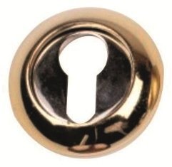 Накладка на цилиндр Trodos ET-AL PB_CP золото_хром