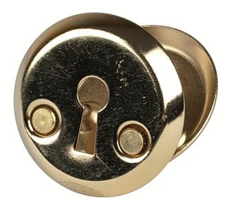 Накладка под флажковый ключ Trodos 001А PB, золото