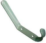 Крючок-вешалка №4 прямой двойной, цинк (М-К)