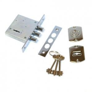 Замок врезной ЗВ8-8Д_13 Просам (70900) 3 ключа (г.Рязань)