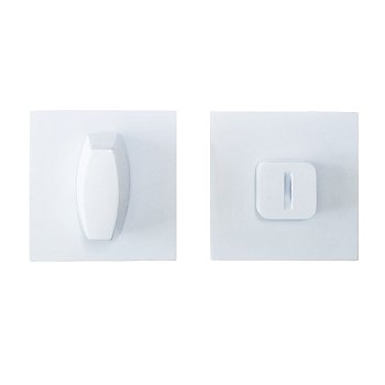 Ручка поворотная Vrata AE20AT28 квадрат 03, белый матовый