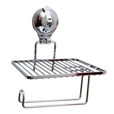 На картинке «Держатель для туалетной бумаги с полочкой "Sakura Air-lock" на присоске Ul-3003»