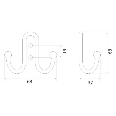 На картинке «Крючок "Практик" (04.45.07) серебро»