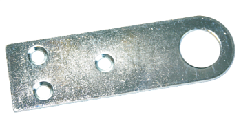 Проушина для навесного замка 30х100мм, цинк (М-К)