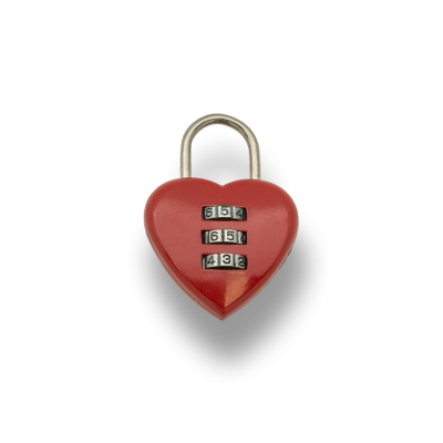 На картинке «Замок навесной "Каскад-Сердечко" ВСК-1 кодовый»