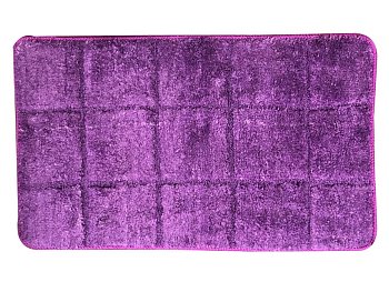 Коврик Плитка 45х75 см микрофибра, сиреневый
