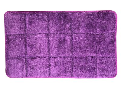 На картинке «Коврик "Плитка" 45х75 см микрофибра, сиреневый*»