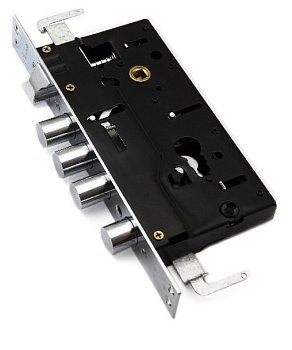 Корпус врезного замка A8-AL 3024-3Р Автомат 3 круглых ригеля+задвижка левый