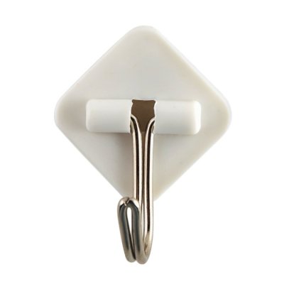 На картинке «Комплект крючков пластик "Ромб" (5шт) белый»