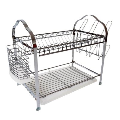 На картинке «Сушилка для посуды Trodos "АЕ-910", хром»