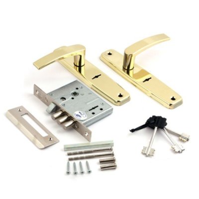 На картинке «Замок врезной ЗВ9-8/13 "Просам"(84302) золото »