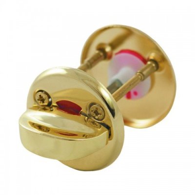 На картинке «Завертка дверная SOLLER 0350WC золото»