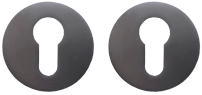 На картинке «Накладка на цилиндр Vrata "AEA20" круг 03, графит»