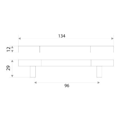 На картинке «Ручка-скоба 14.155.02/07 "2013" 96 (хром/серебро)*»
