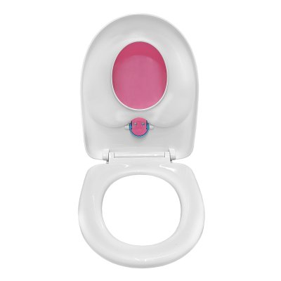 На картинке «Сиденье для унитаза с дополнительной накладкой 861 "Сантис"»