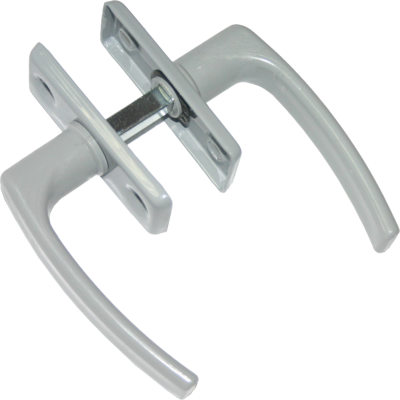 На картинке «Ручка для теплиц двойная,белая»