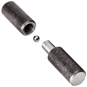 Петля гаражная с шаром 28х130 (впрессованный шар)