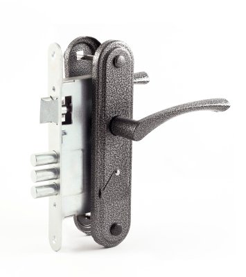 На картинке «Замок врезной ЗВ9-1-01 "Омега" сувальдный, серебро »