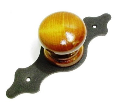 На картинке «Ручка декоративная мод.3 "Домарт" чёрная (г.Балаково)»