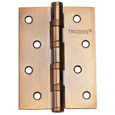 На картинке «Петля "Trodos"100х70х2,5 мм 4BB кофе»