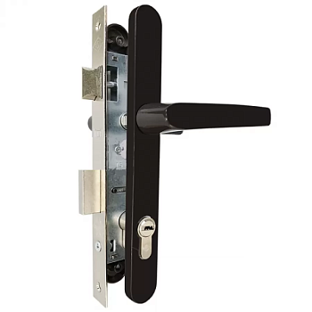 Замок врезной ЗВ Tommy 7011-20 узкопрофильный, коричневый (B 85мм)