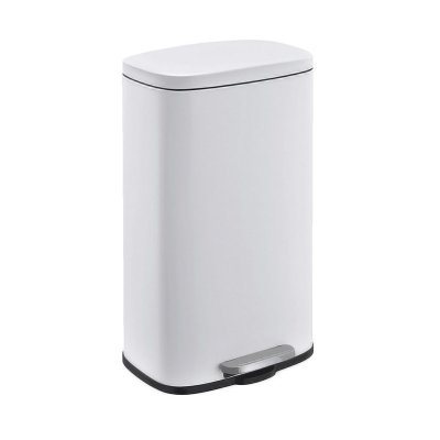 На картинке «Ведро для мусора с микролифтом Delphinium "FTC2122" 5л, белый»