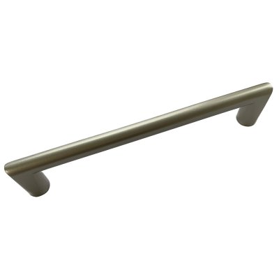 На картинке «Ручка-скоба мебельная Trodos "22435" 160 алюминий, шампань серебро»