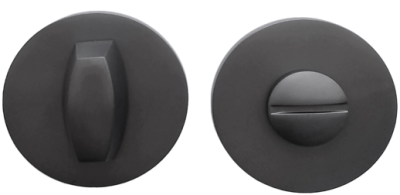 На картинке «Ручка поворотная Vrata "AE20AT28" круг 03, графит»