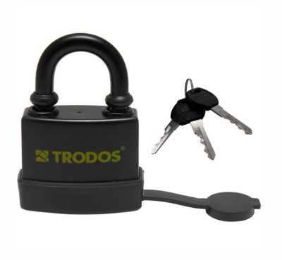 На картинке «Замок навесной "Trodos"(Blister) ВС-IG 1-45 всепогодный»